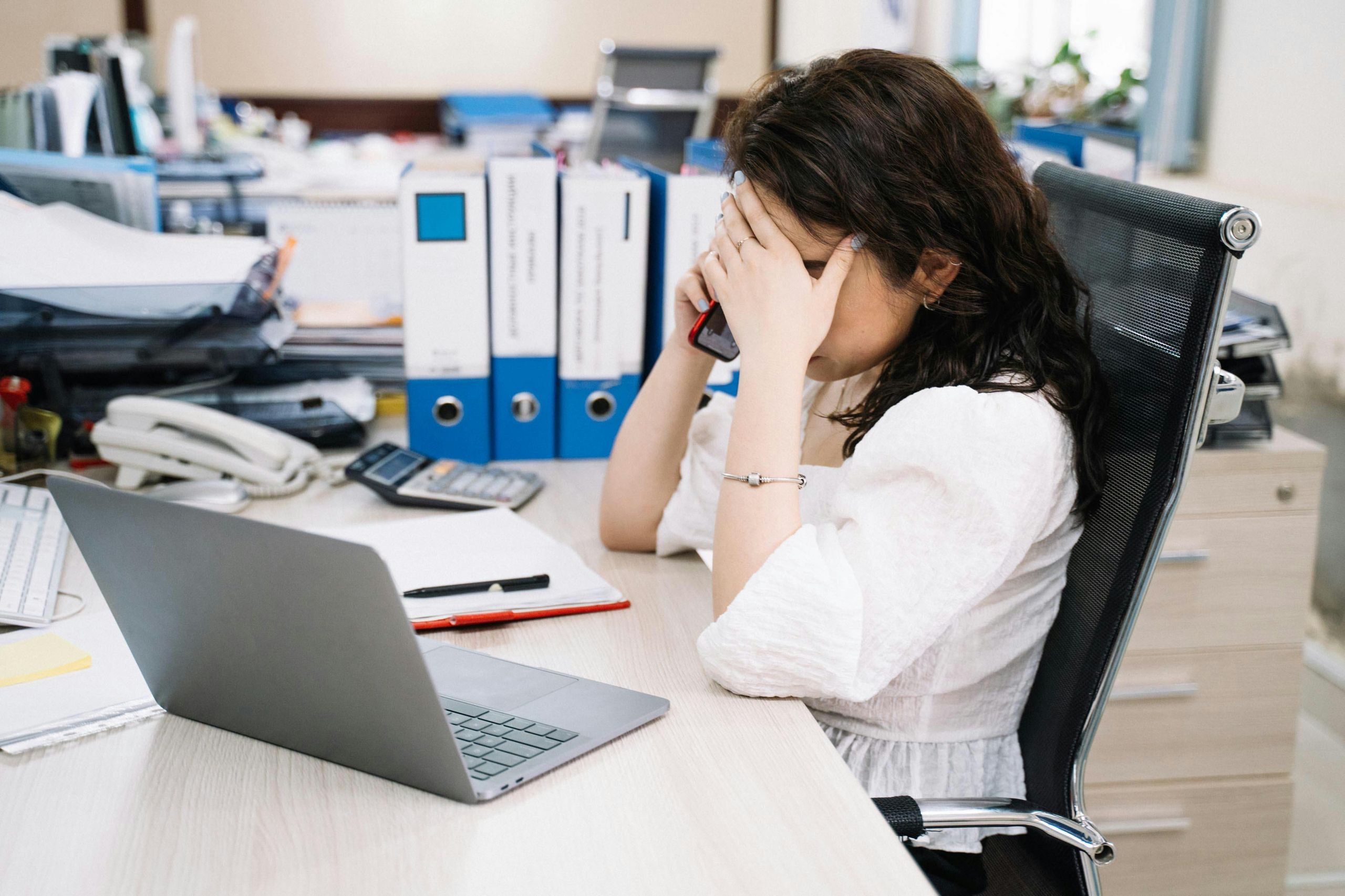 Professional managing a difficult workplace situation